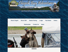 Tablet Screenshot of chignikbayadventures.com